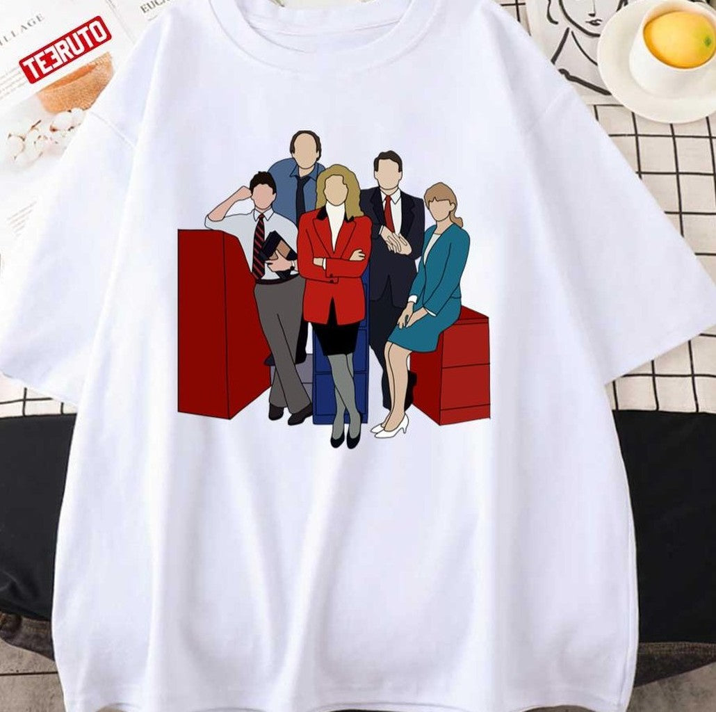 Murphy Brown Sitcom Cast Fanart Unisex T-shirt