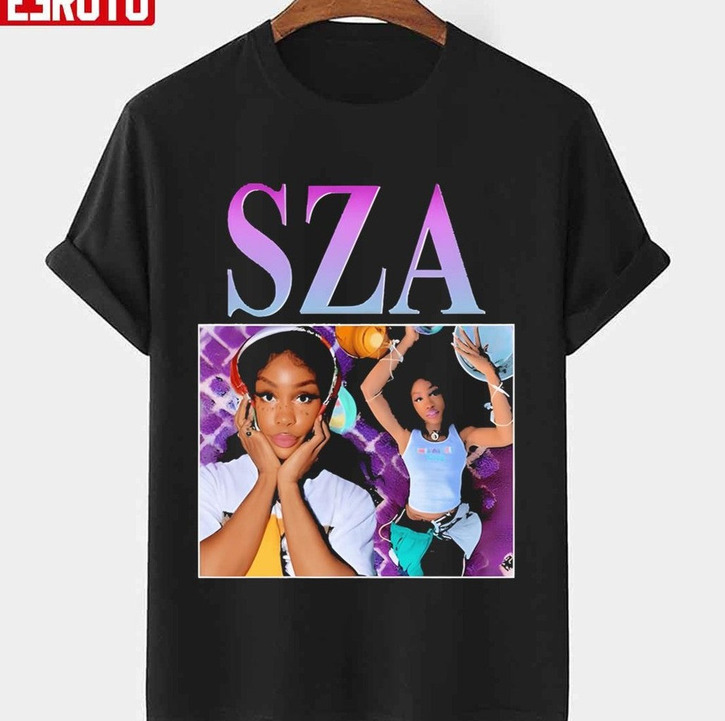 Music Sza Girl Retro Graphic Unisex T-shirt