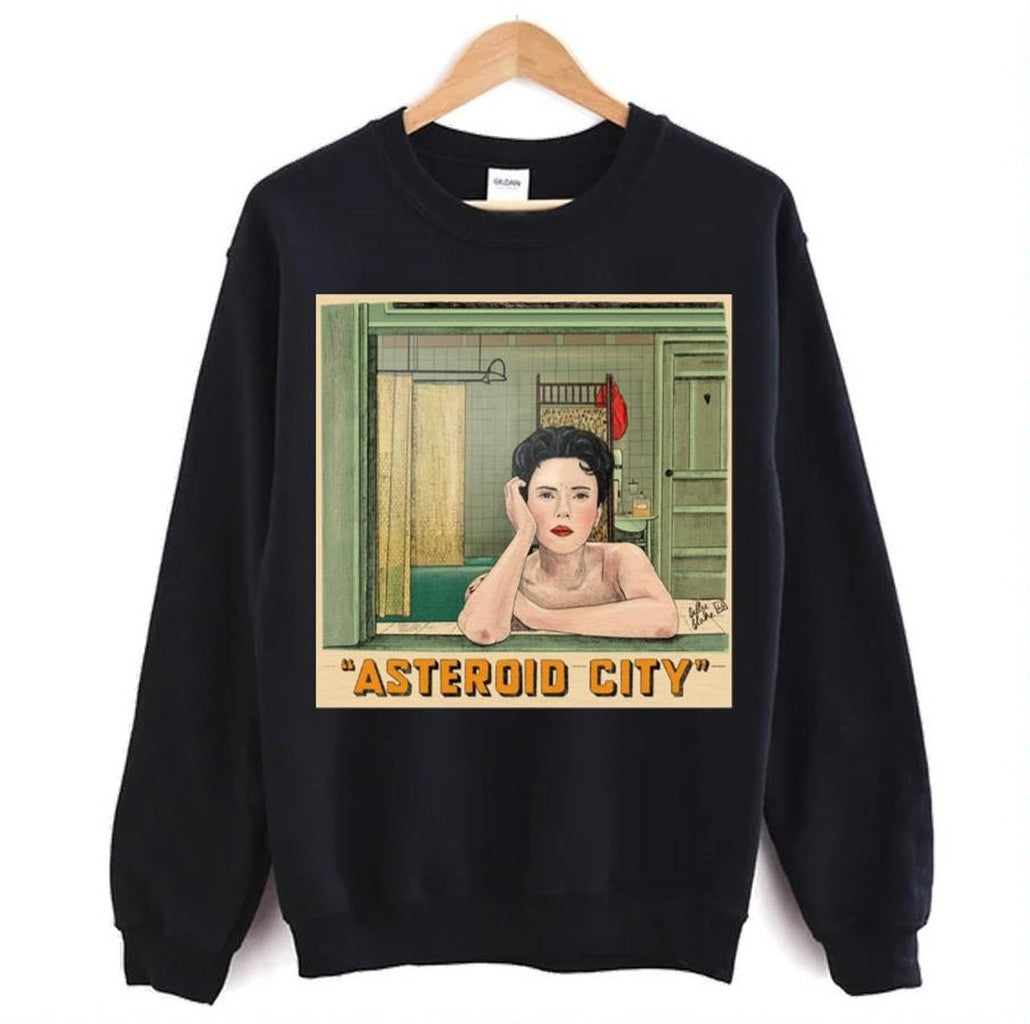 Animated Catoon Style Asteroid City Unisex Hoodie