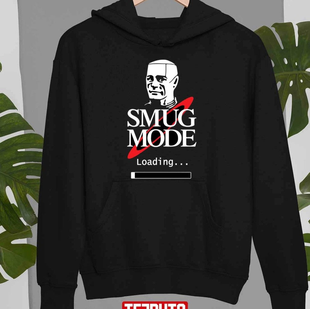 Smug Mode Smeg Head Red Dwarf Kryten Unisex T-Shirt