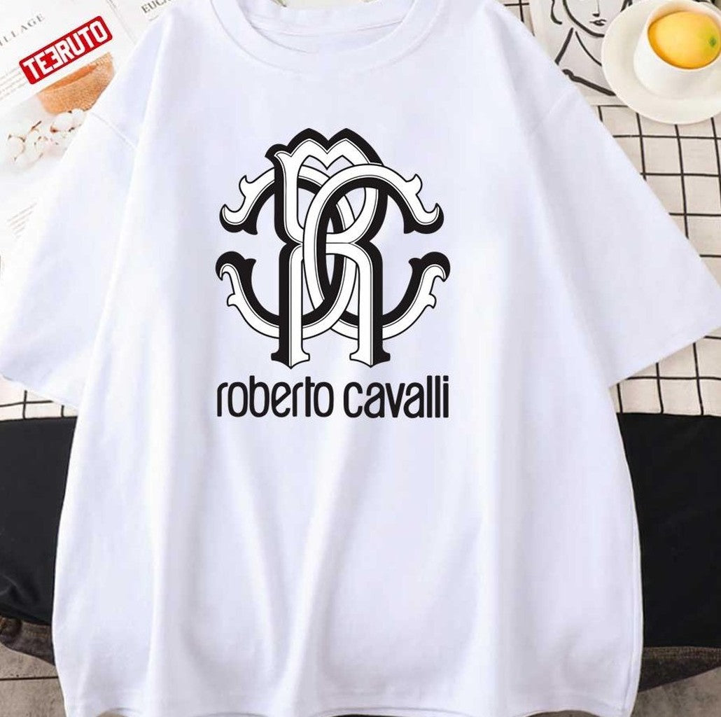 Sepanjang Roberto Cavalli Bersama Relaxed Logo Fit Unisex Sweatshirt