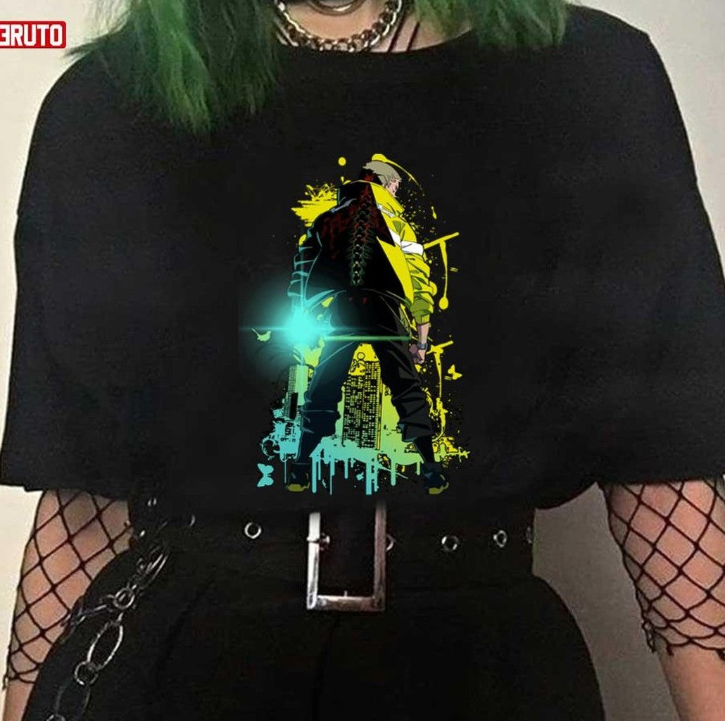 Artwork Of David Edge Runner Cyberpunk Edgerunners Unisex T-shirt