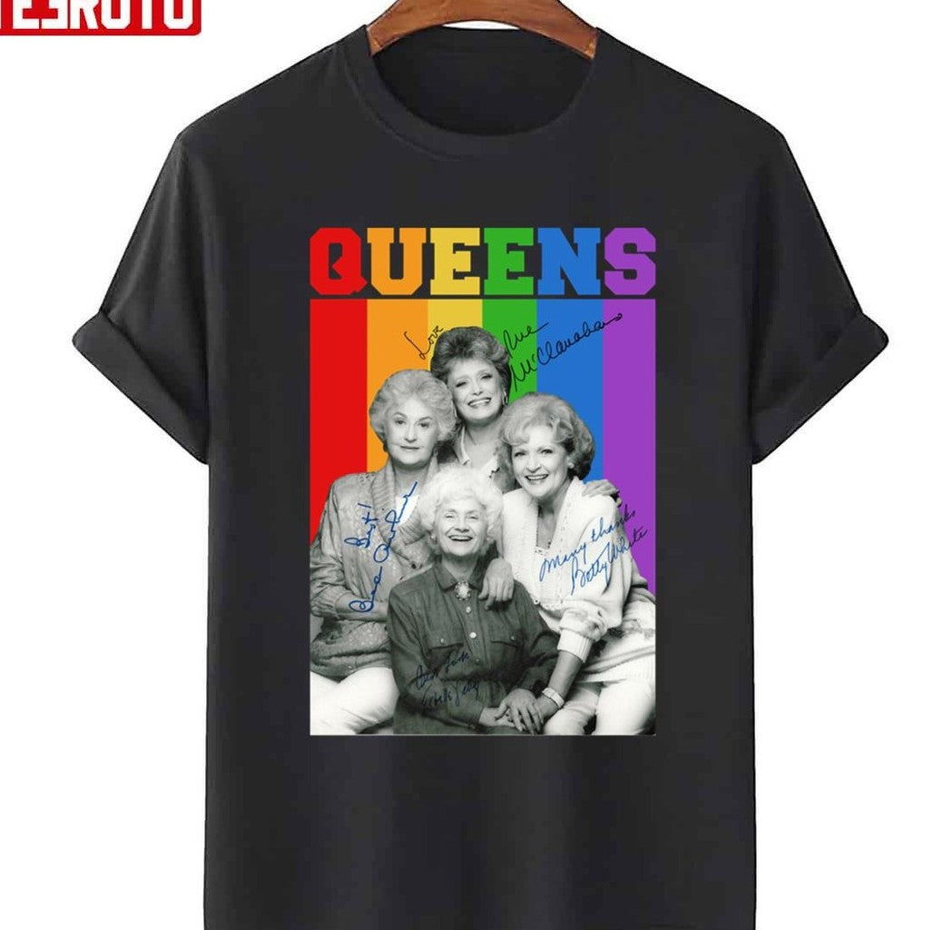 The Golden Girls Queens Lgbt Vintage Design Unisex T-Shirt