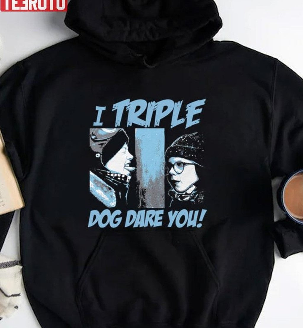 Ripple Junction A Christmas Story I Triple Dog Dare You Unisex Sweatshirt
