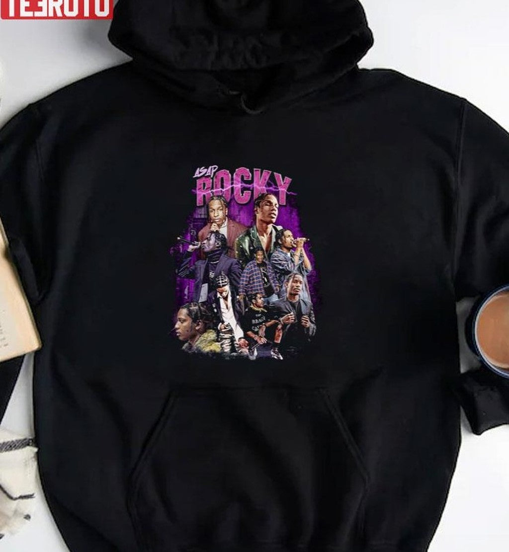 Asap Rocky Vintage Bootleg Purple 90s Unisex T-Shirt