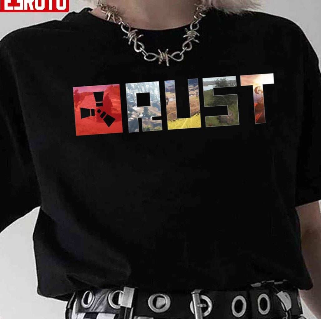 Music Retro Rust Logo Awesome For Music Fans Unisex T-Shirt