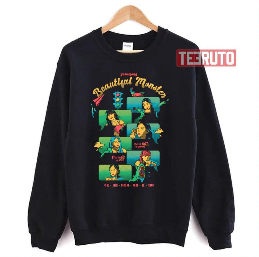 Beautiful Monster Inspired Retro Premium Stayc Band Unisex Sweatshirt
