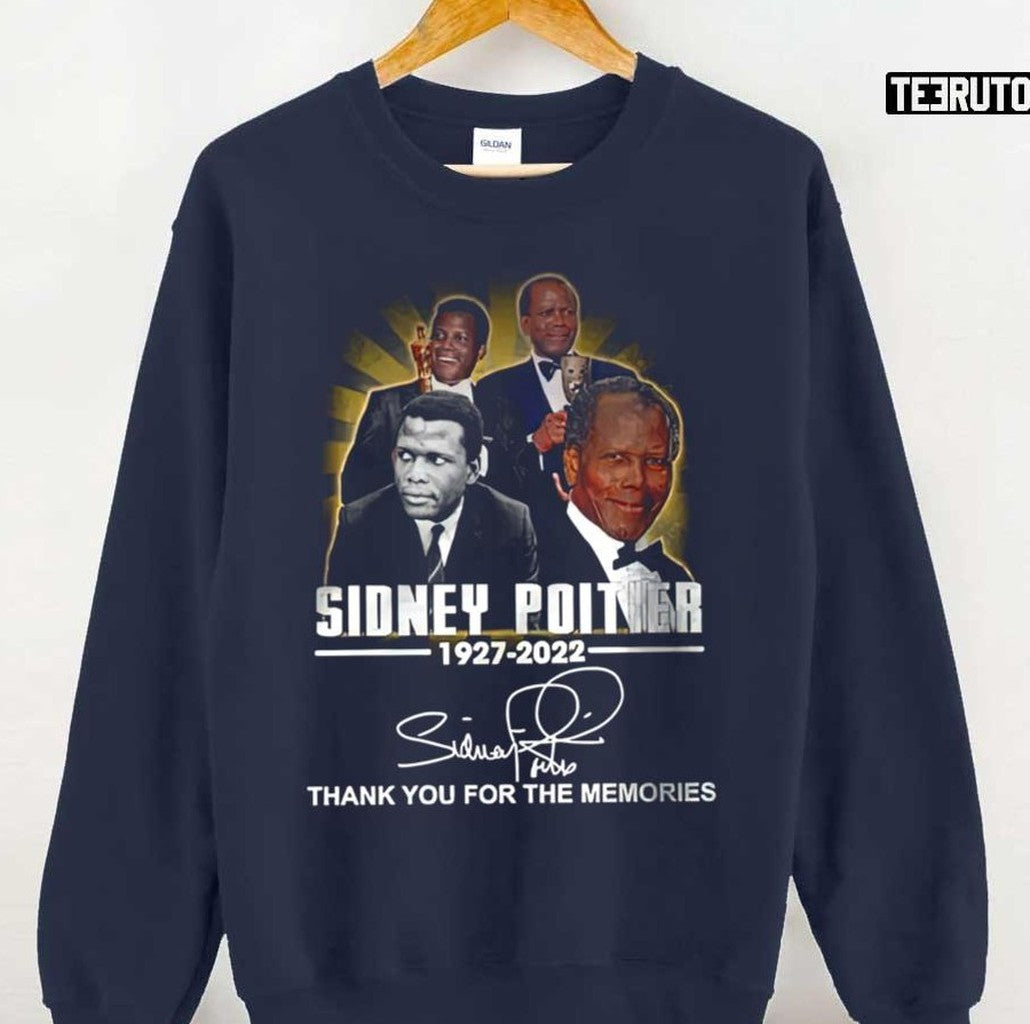 Rip Sidney Poitier 1927 2022 Thank You For The Memories Unisex T-Shirt