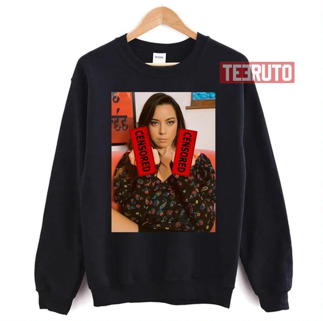 Aubrey Plazas Cencored Style Unisex T-Shirt