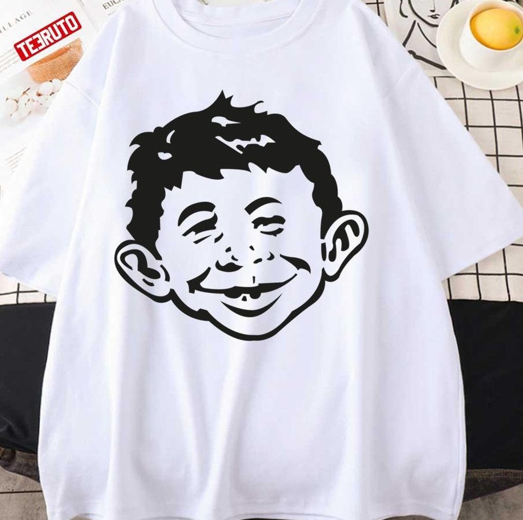 Black Design Alfred E Neuman Mad Magazine Unisex Sweatshirt