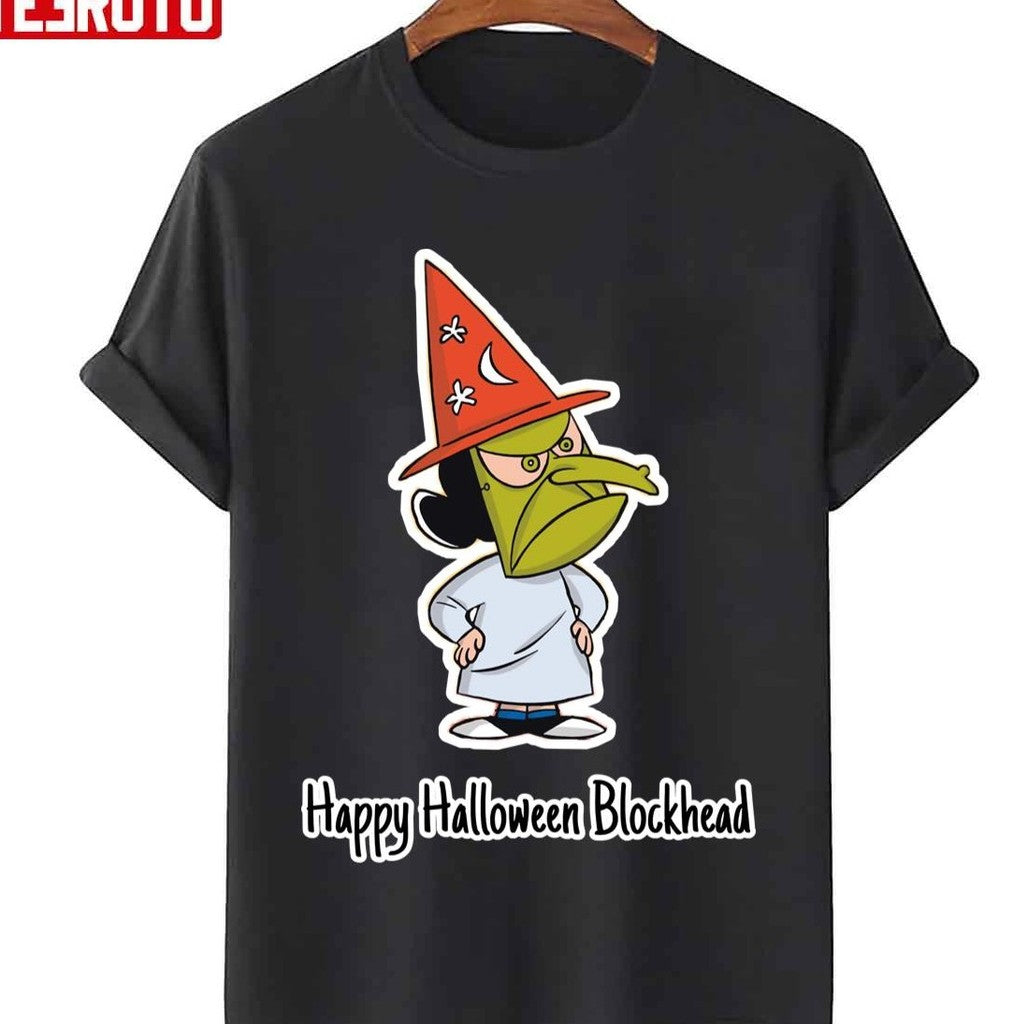 Queen Of Halloween Happy Halloween Blockhead Unisex Sweatshirt