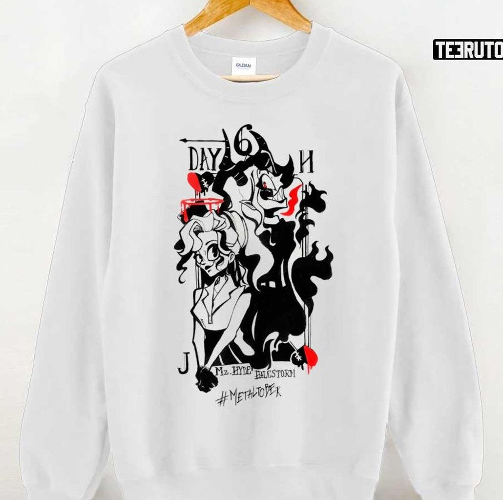Mz Hyde Inspired By Halestorm Metaltober Day 6 Unisex Sweatshirt