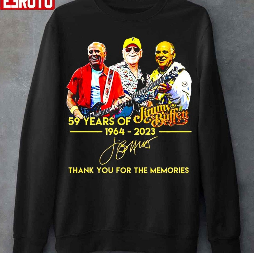 Rip Jimmy Buffet Thanks For The Memories Unisex T-Shirt