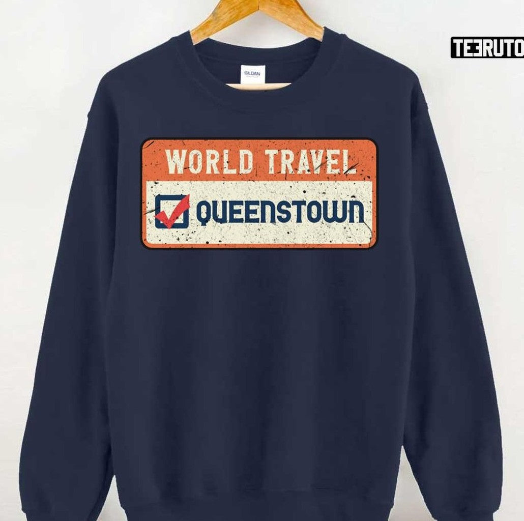 Queenstown World Travel Unisex Sweatshirt