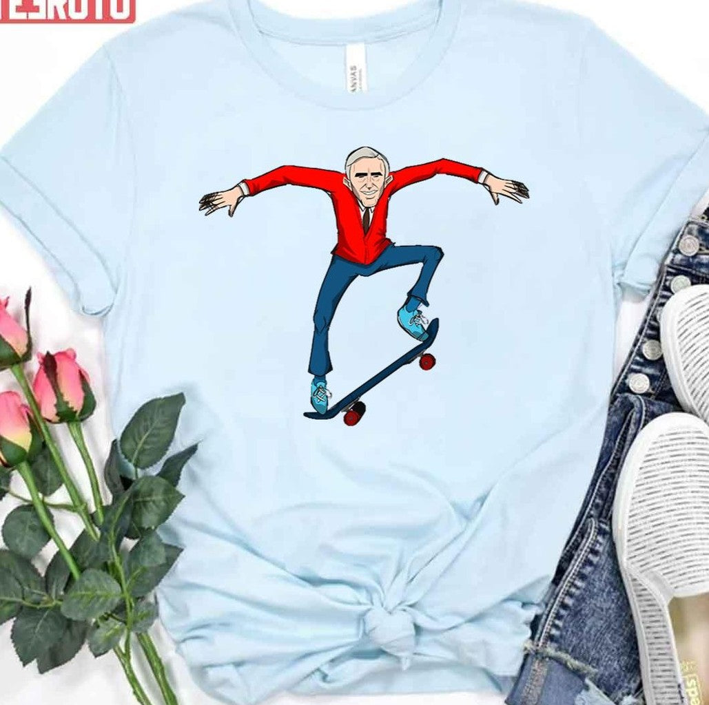 Shred Rogers Mister Rogers' Neighborhood Unisex T-Shirt