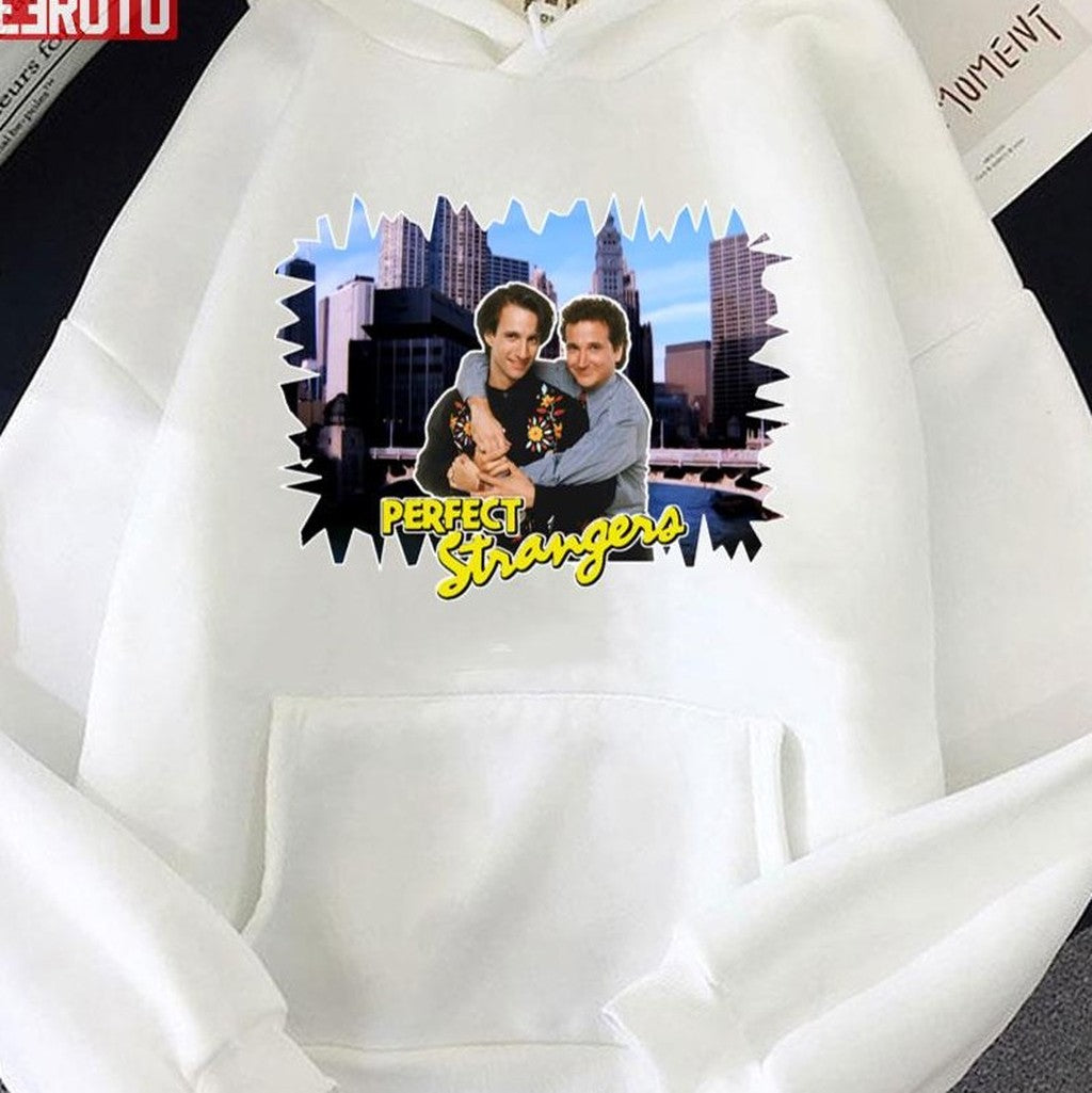 Perfect Strangers Larry Balki Retro Throwback Chicago Skyline Tribute Unisex T-shirt