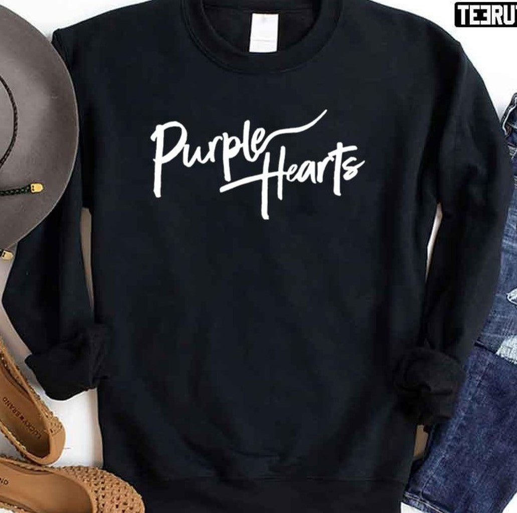 Purple Heart Netflix Movie New Logo Unisex Hoodie