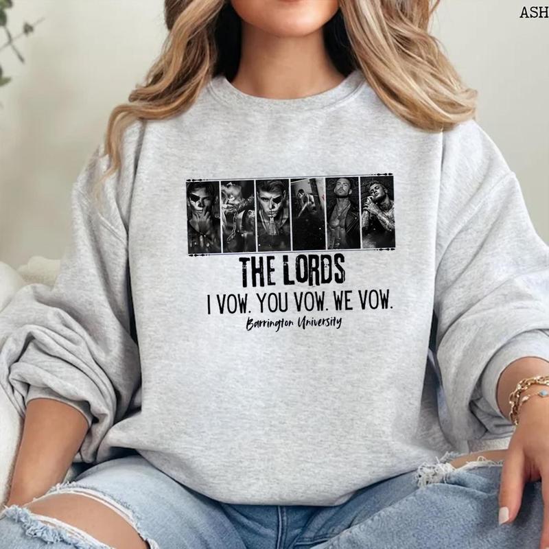 The LORDS Series Book Sweatshirt, I Vow You Vow We Vow Shirt, Barrington University The Ritual Sweatshirt, Shantel Tessier Merch, Book Lover Shirt, Bo
