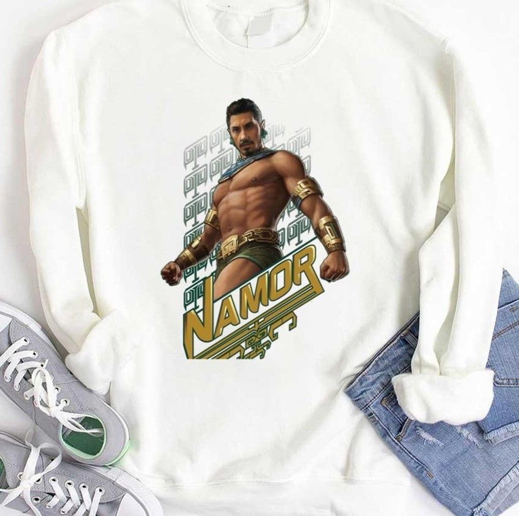 Animated Design Namor Wakanda Forever Black Panther Unisex Hoodie