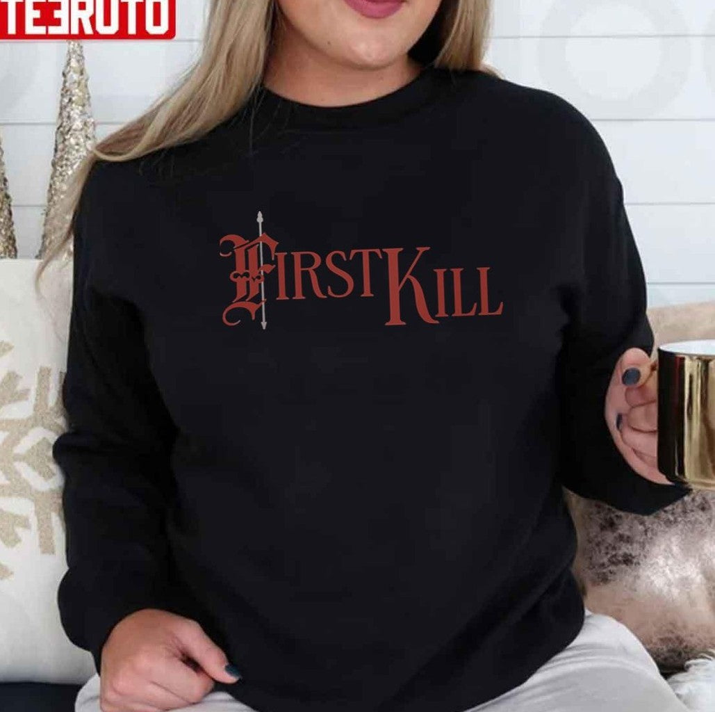 Netflix Logo First Kill Vintage Retro Unisex Sweatshirt