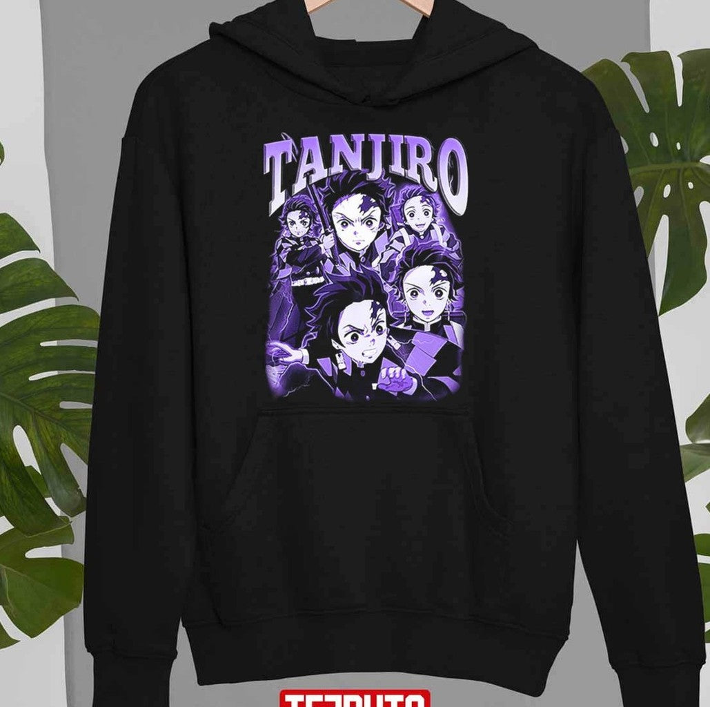 Tanjiro Purple Art Demon Slayer Kimetsu No Yaiba Unisex Sweatshirt