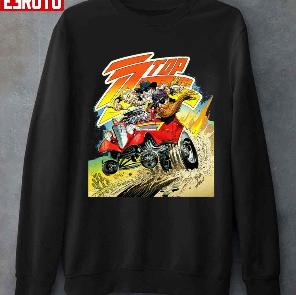 Music Zz Top American Rock Band Funny Fanmade Unisex T-Shirt