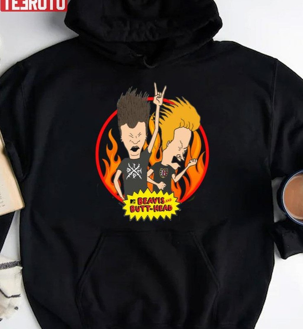 Rock Design Beavis And Butthead Unisex T-Shirt