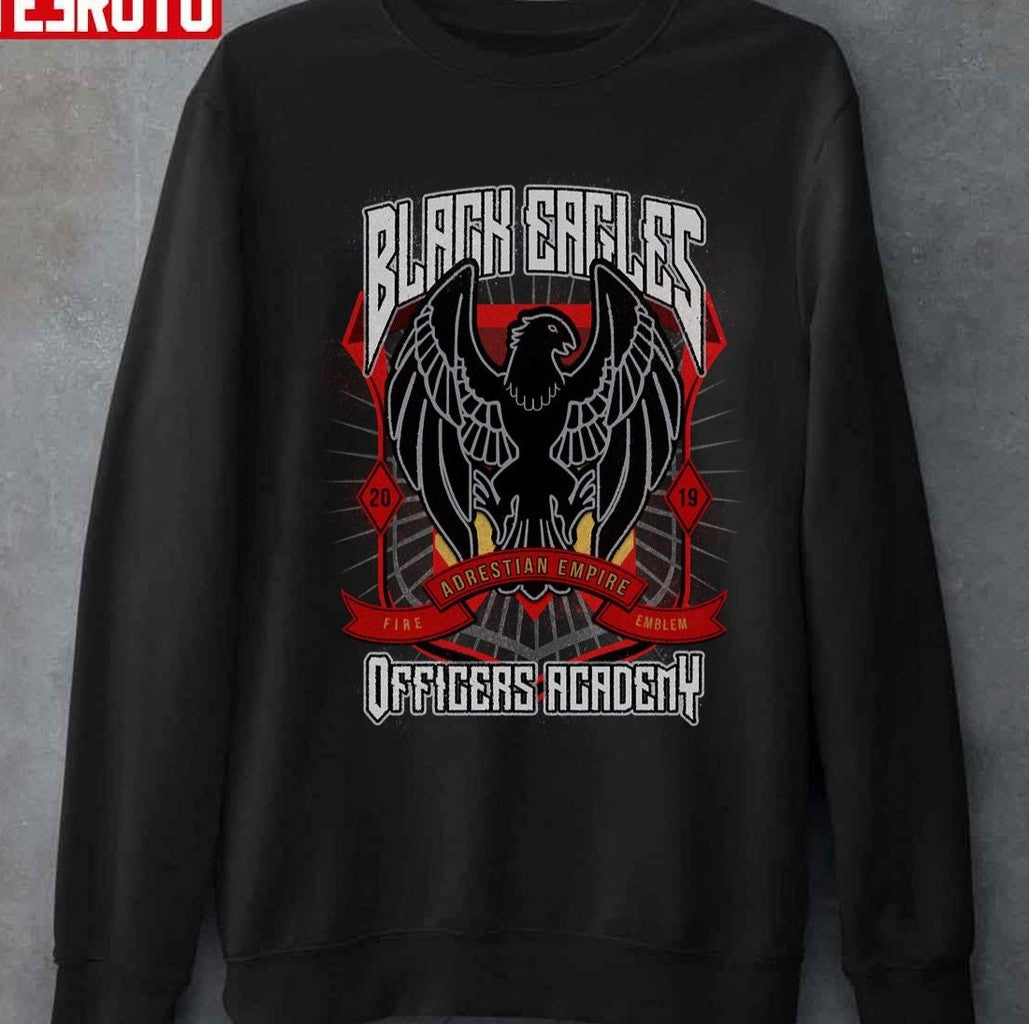 Black Eagles Crest Adrestian Empire Officers Academy Fire Emblem Unisex T-Shirt