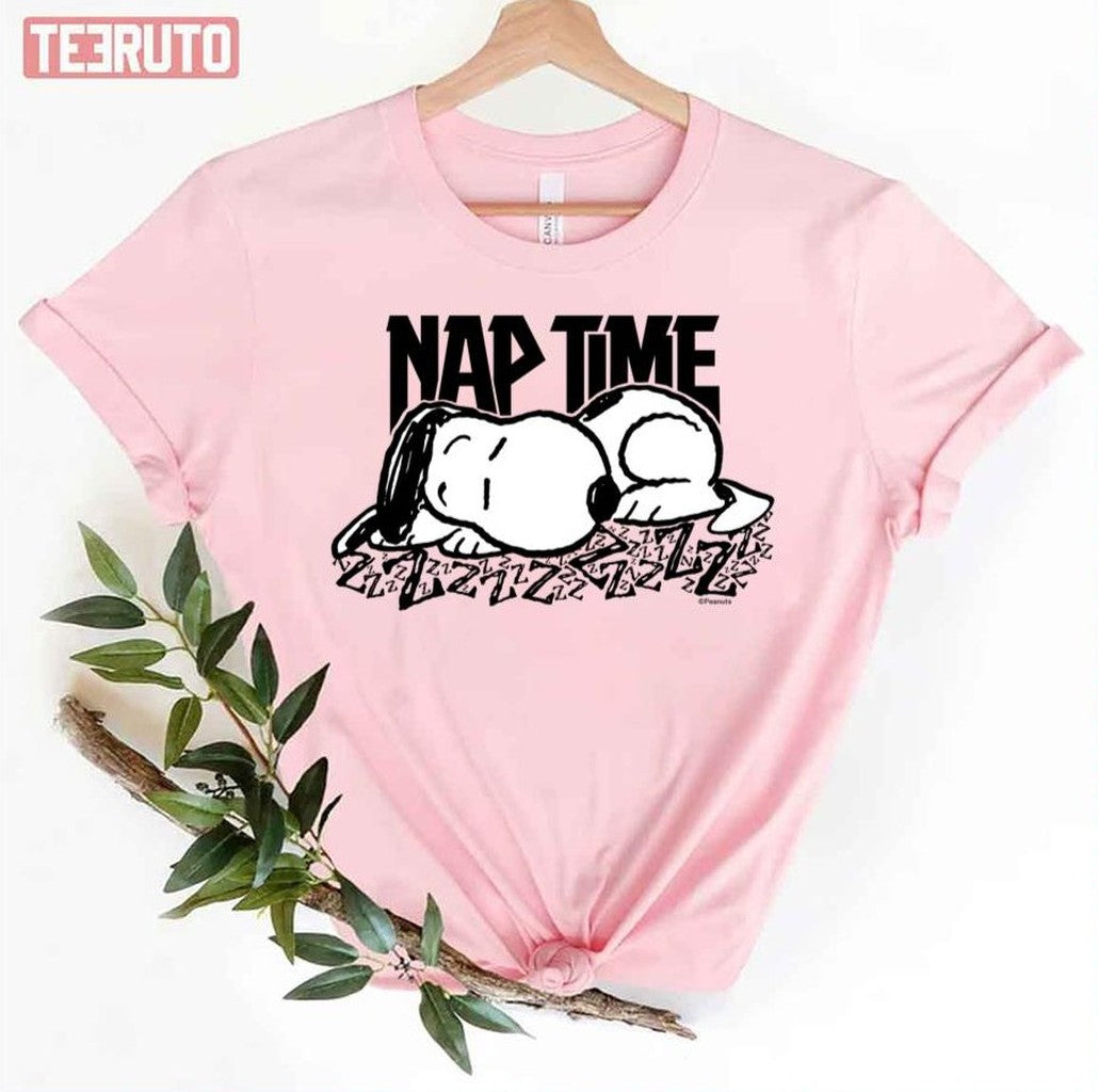 Rock Tees Snoopy Nap Time Peanuts Unisex T-Shirt