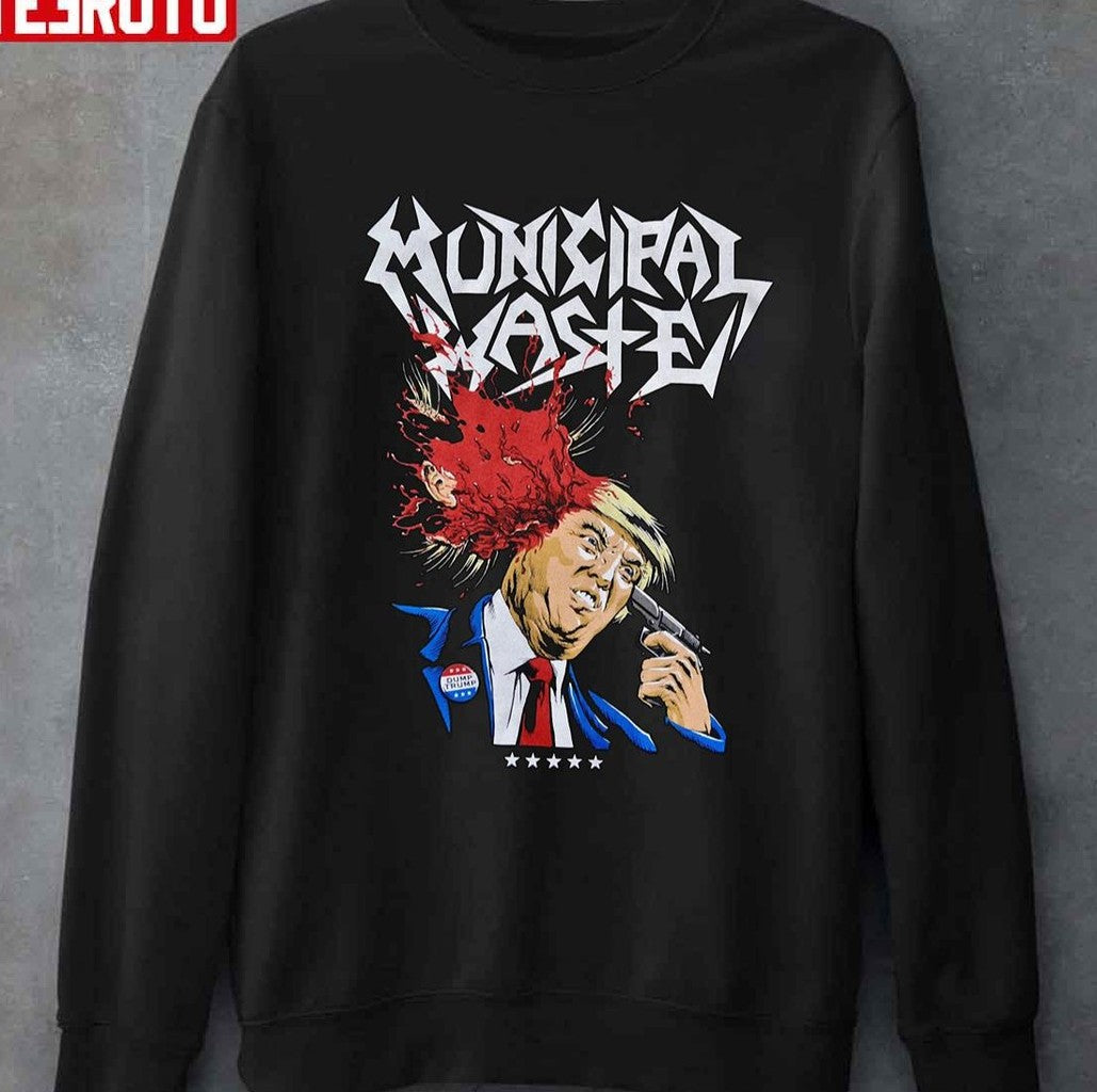 Municipal Waste Trending Donald Trump Horror Unisex T-Shirt