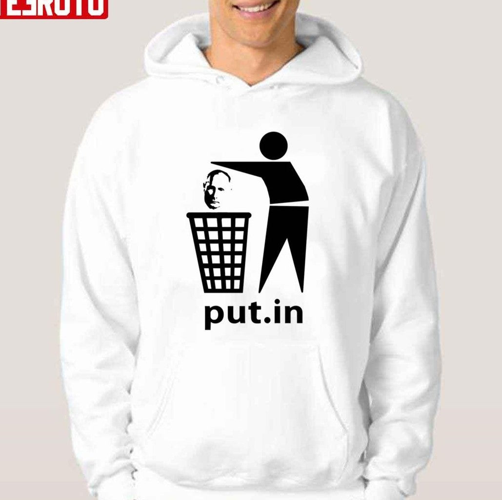 Put.In Trash Anti Putin Stand With Ukraine Unisex T-Shirt