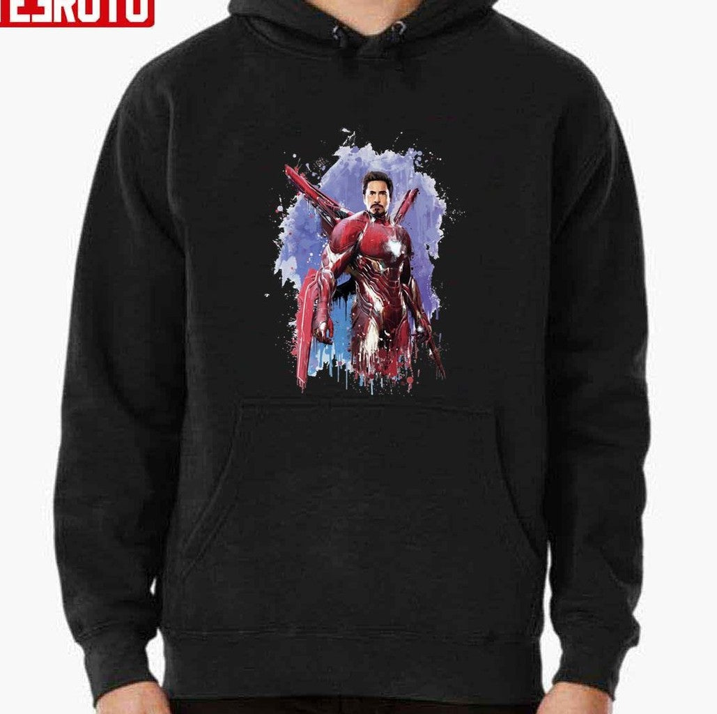 Robert Downey Jr Iron Man Illustration Unisex T-shirt