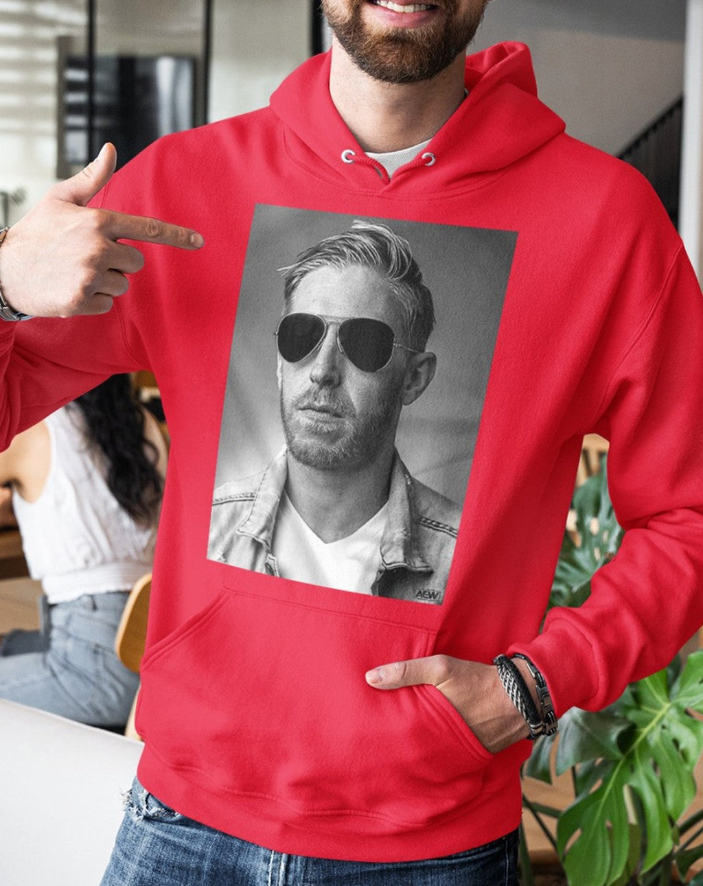 Orange Cassidy Photo Jame Clipperly Professional Wrestler Unisex Hoodie