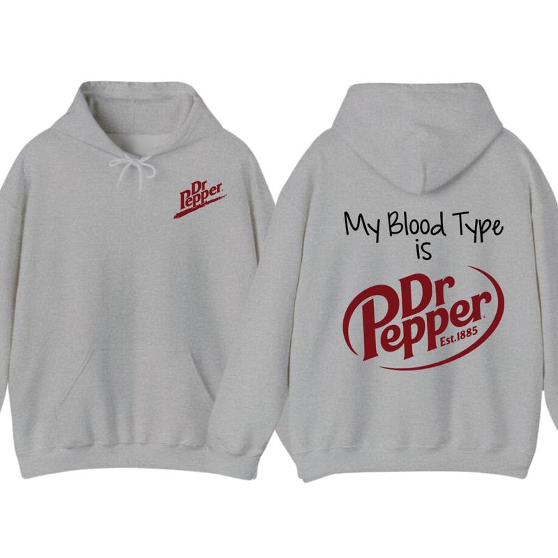 Dr Pepper Hoodie, TShirt, My Bl Type Is Dr Pepper T-Shirt 2 Sided T-Shirt For Men And Women