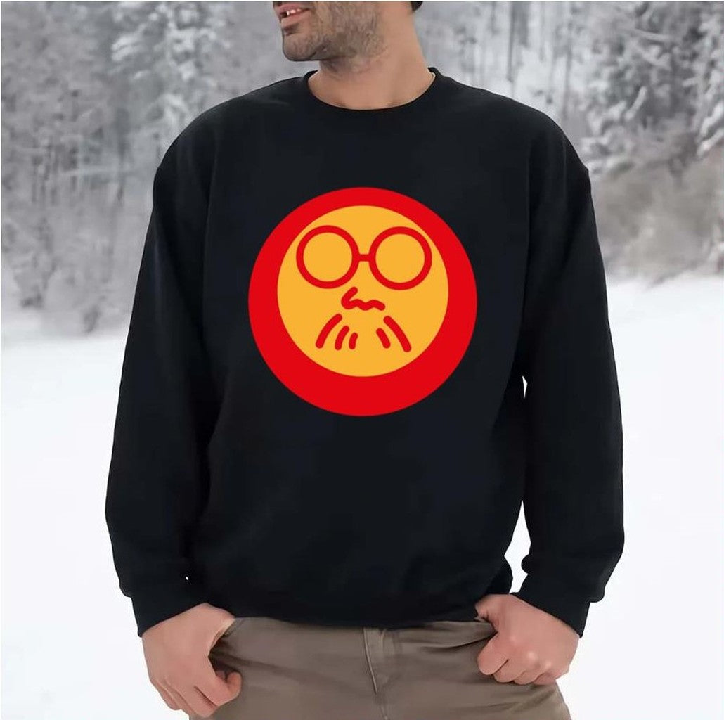 Round Red Logo Sakamoto Days Unisex Sweatshirt
