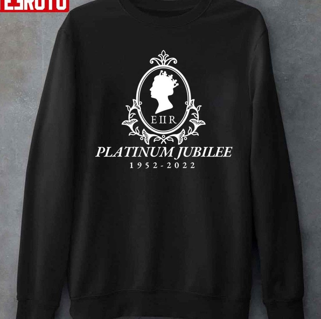Queen Elizabeth II Platinum Jubilee 1952 2022 Unisex Hoodie