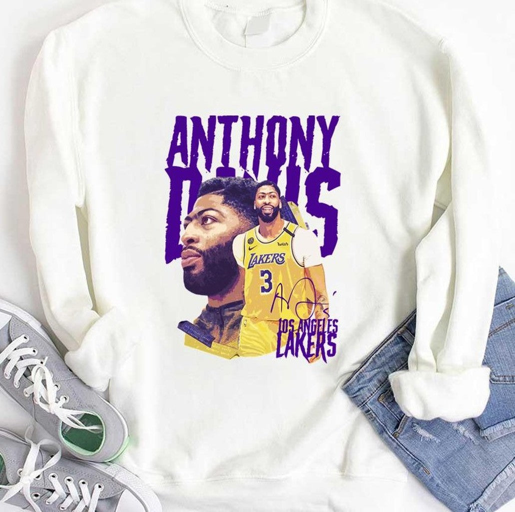 Anthony Davis 3 LA Lakers Team Basketball Player Unisex Hoodie