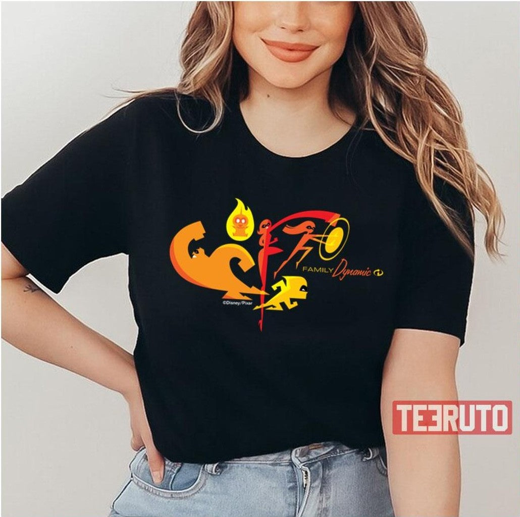 Red Logo The Incredibles 2 Family Dynamic Unisex T-Shirt