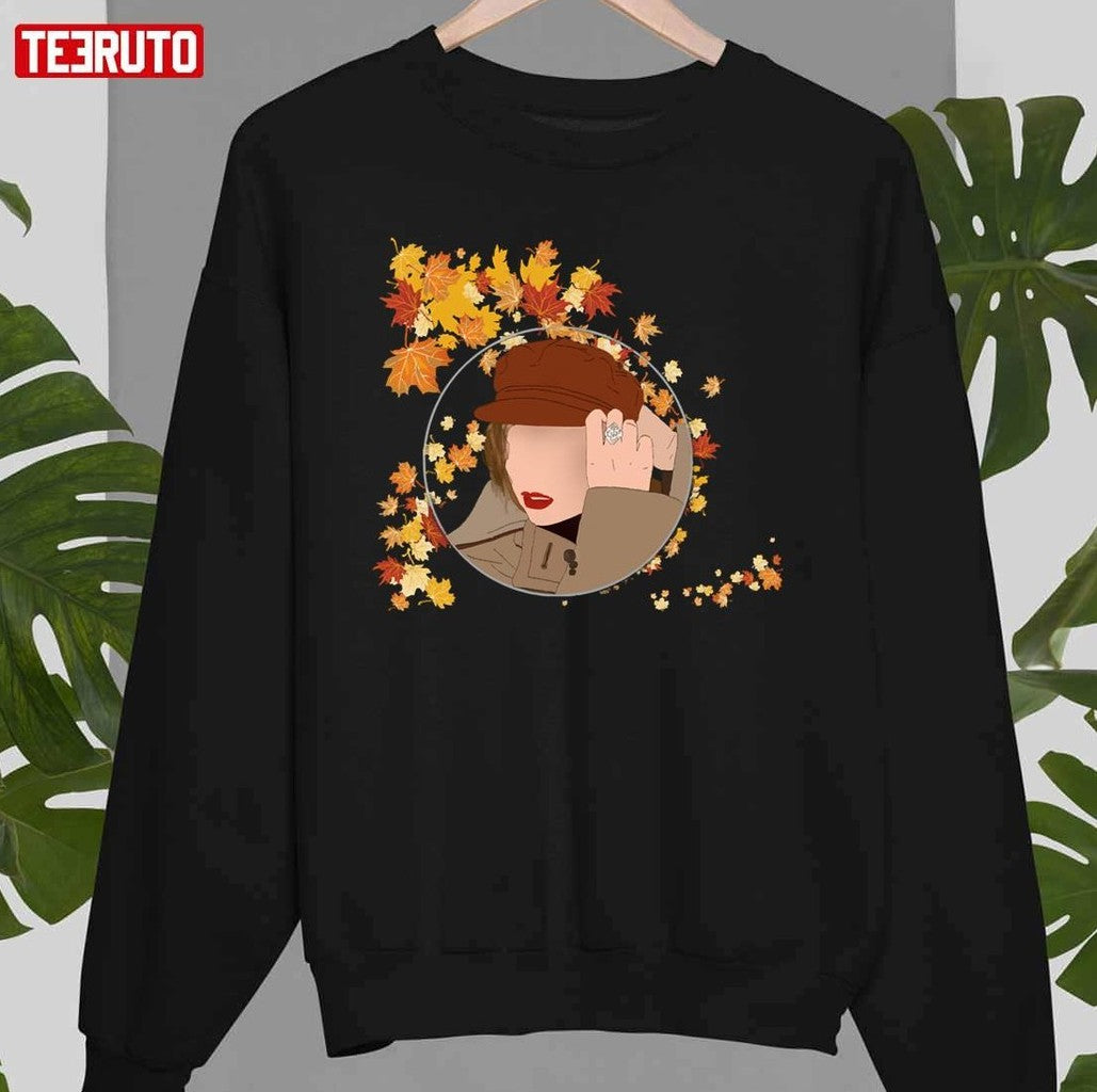 Autumn Leaves Taylor Swift Version Red Unisex T-Shirt