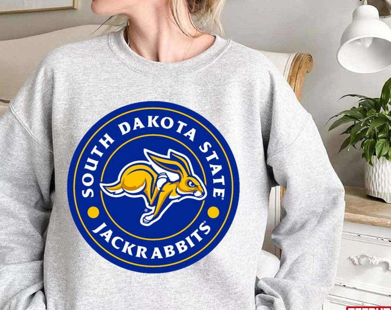 South Dakota State University Jackrabbit Logo Unisex Sweatshirt