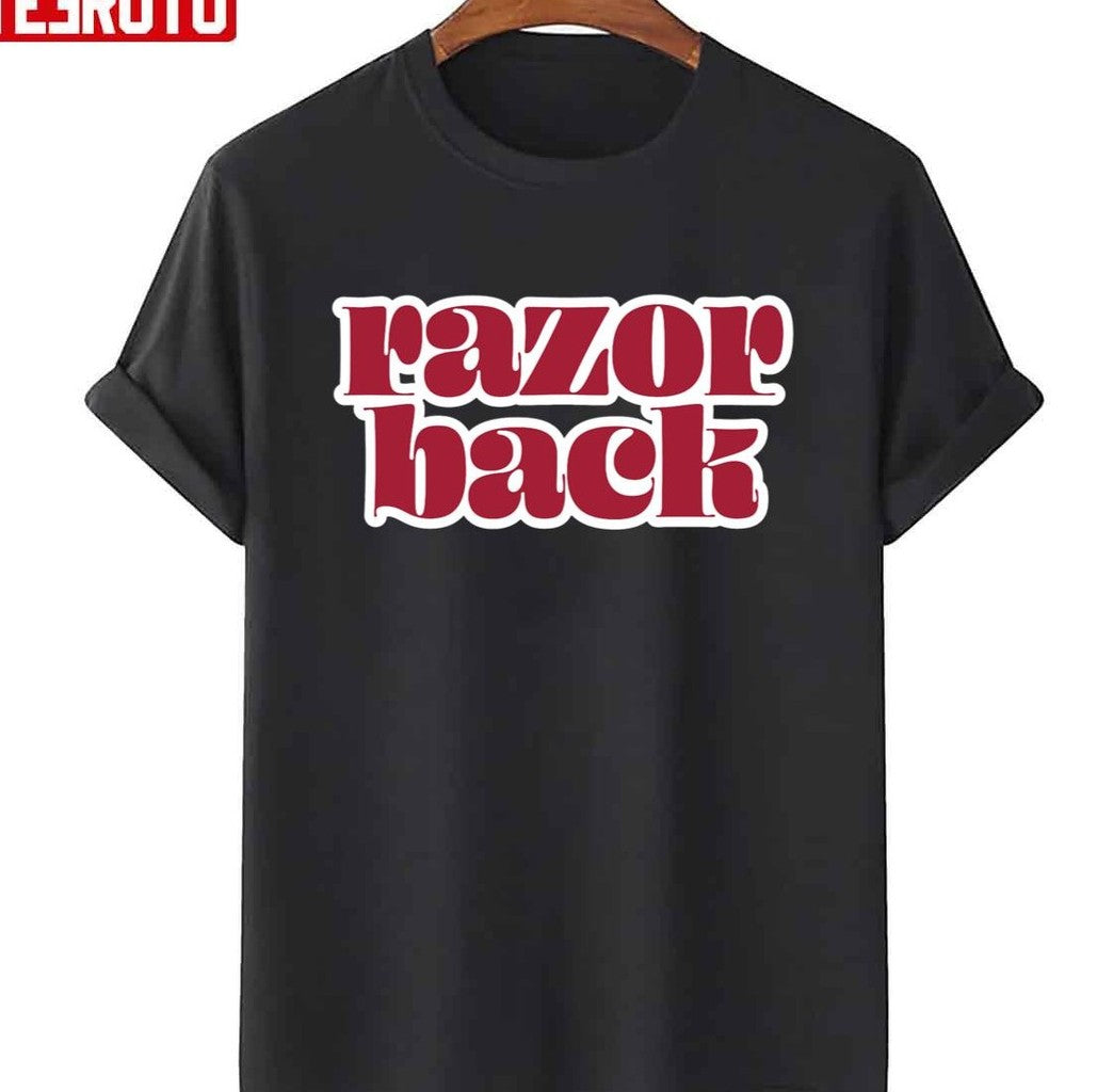 Arkansas Razorback Red Maroon Unisex T-Shirt