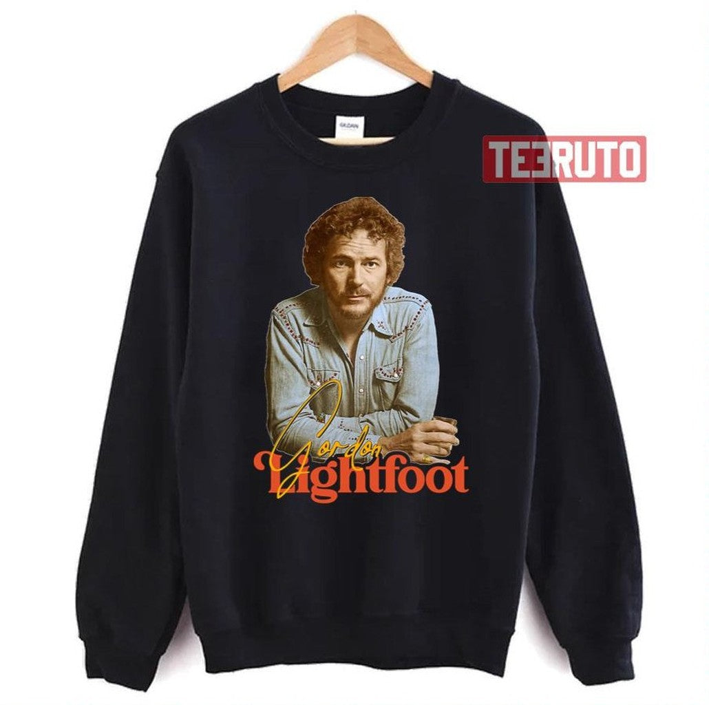 Retro Folk Rock Icon Music Gordon Lightfoot Unisex T-Shirt