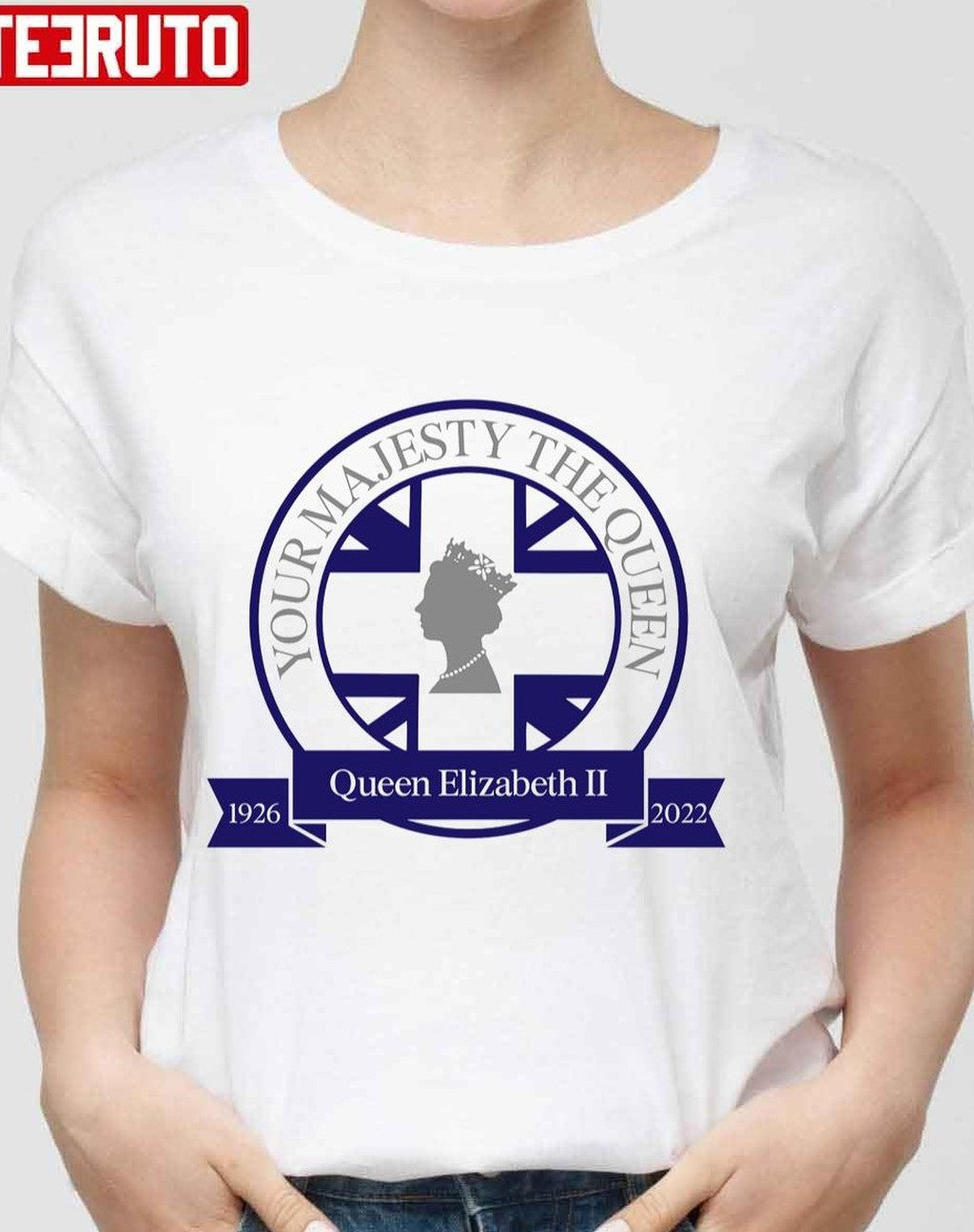 Queen Elizabeth II Emblem Unisex T-Shirt