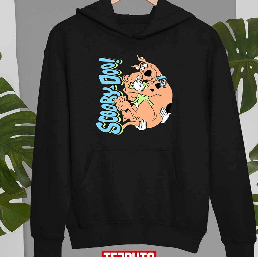 Shaggy & Scooby Scared Portrait Scooby Doo Unisex T-Shirt