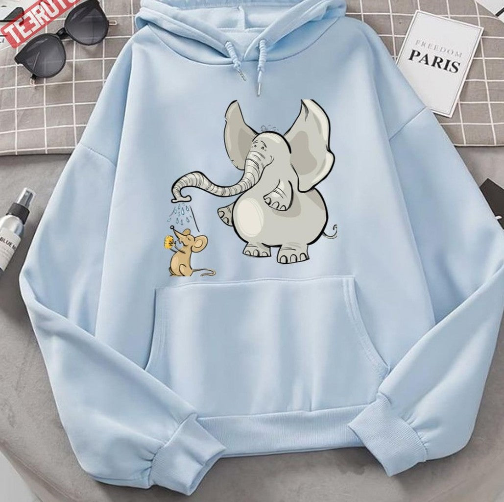 Oh No I Picked The Wrong White Elephant Trending Art Unisex Hoodie