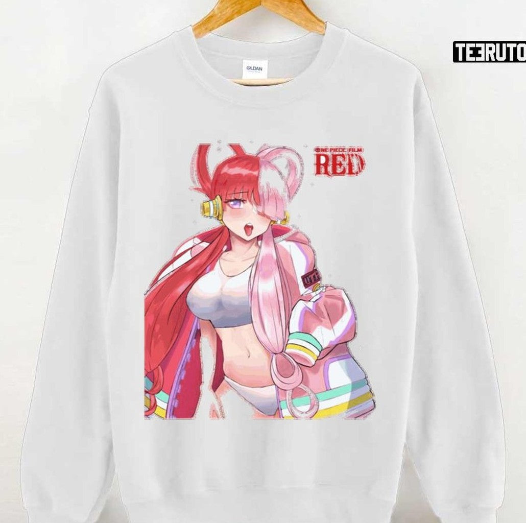 Sexy One Piece Film Red Shanks Red Haired Unisex T-shirt