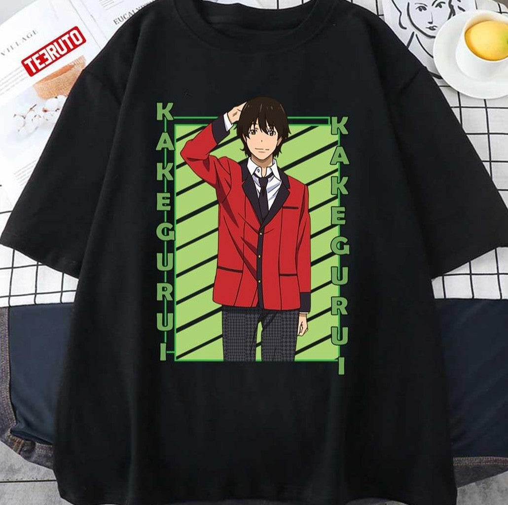 Ryota Suzui Kakegurui Kakegurui Twin Color Stripe Design Unisex T-Shirt