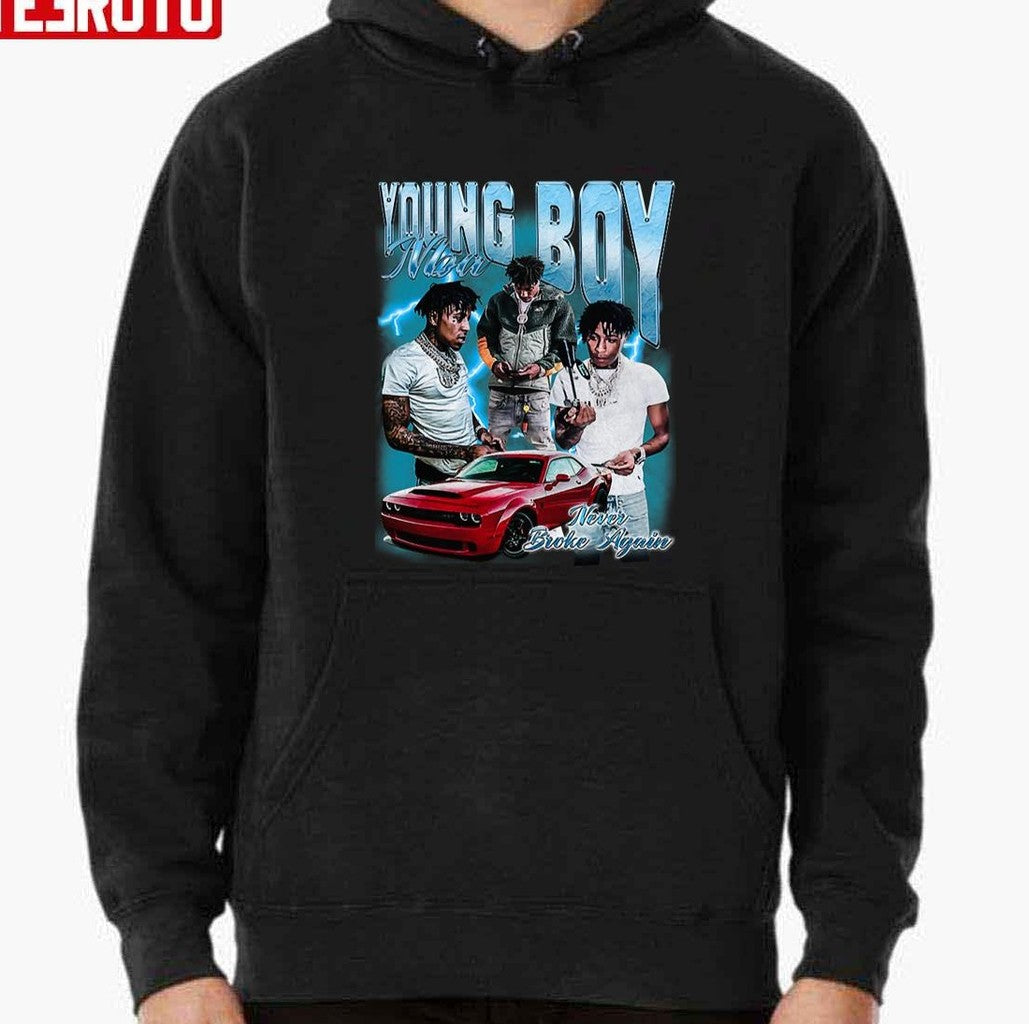Nba Youngboy Retro Vintage Bootleg 90s Unisex T-Shirt