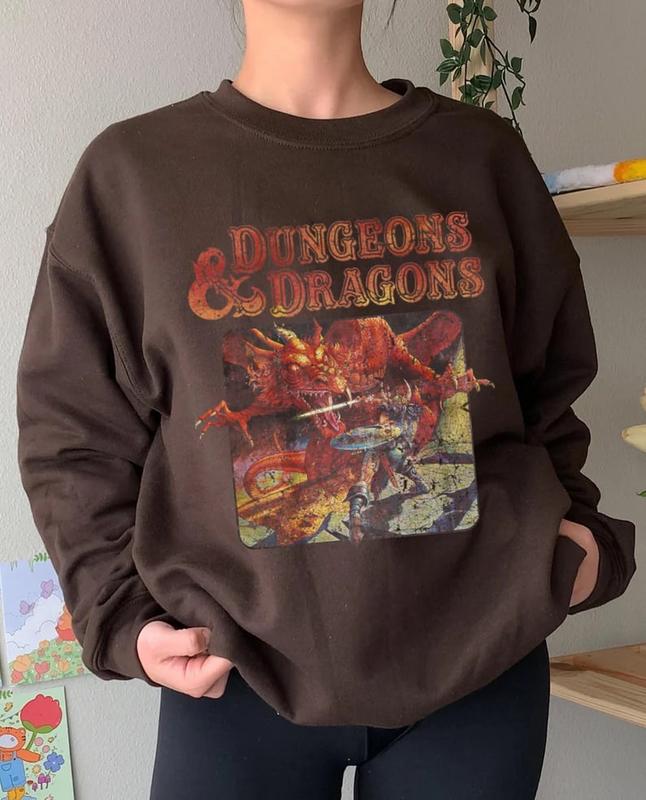 Vintage Dungeons and Dragons Inpsired Tee, Dungeons & Dragons 1974 Inspired Tee, DnD Shirt, Dungeon Master Sweatshirt