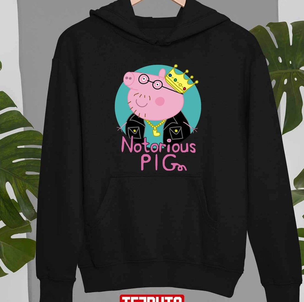 Notorious Pig Piggy Smalls RIP The Notorious B.I.G Biggie Rapper Unisex T-shirt